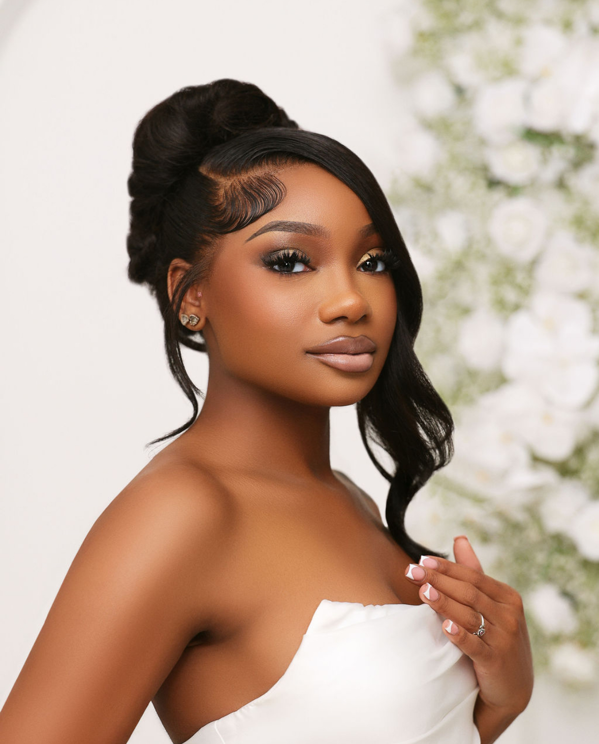 Bridal glam portrait
